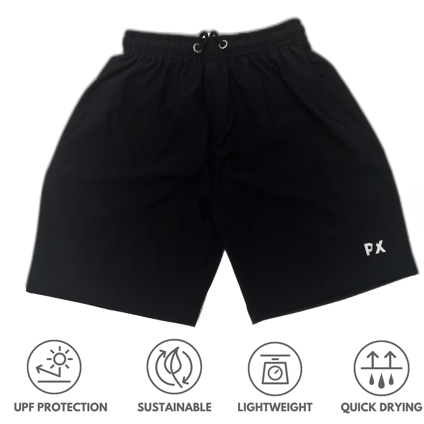 Helix Sweat Shorts Jet Black